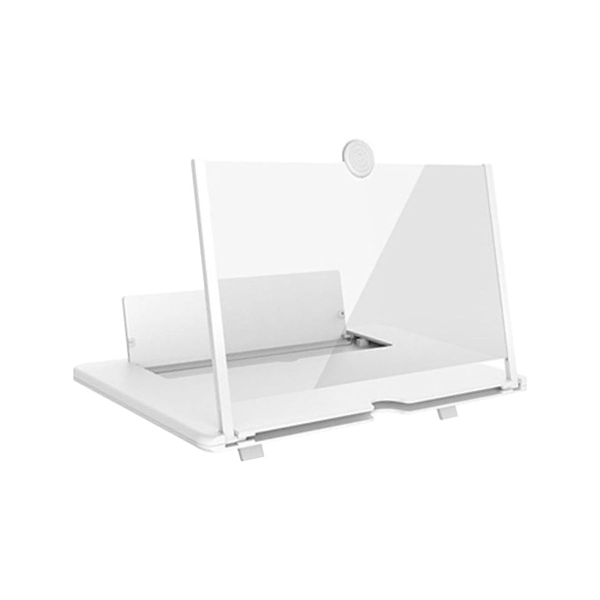 12 Inch Phone Screen Magnifier Folding Amplifier Stand Adjustable 3D Holder - White V528-9360312033341