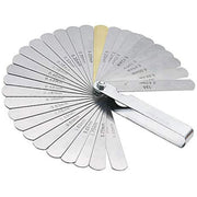 32 Blade Feeler Gauge Dual Marked Mm/Inch Thickness Gap Metric Filler Tool Honda V528-9360312033846