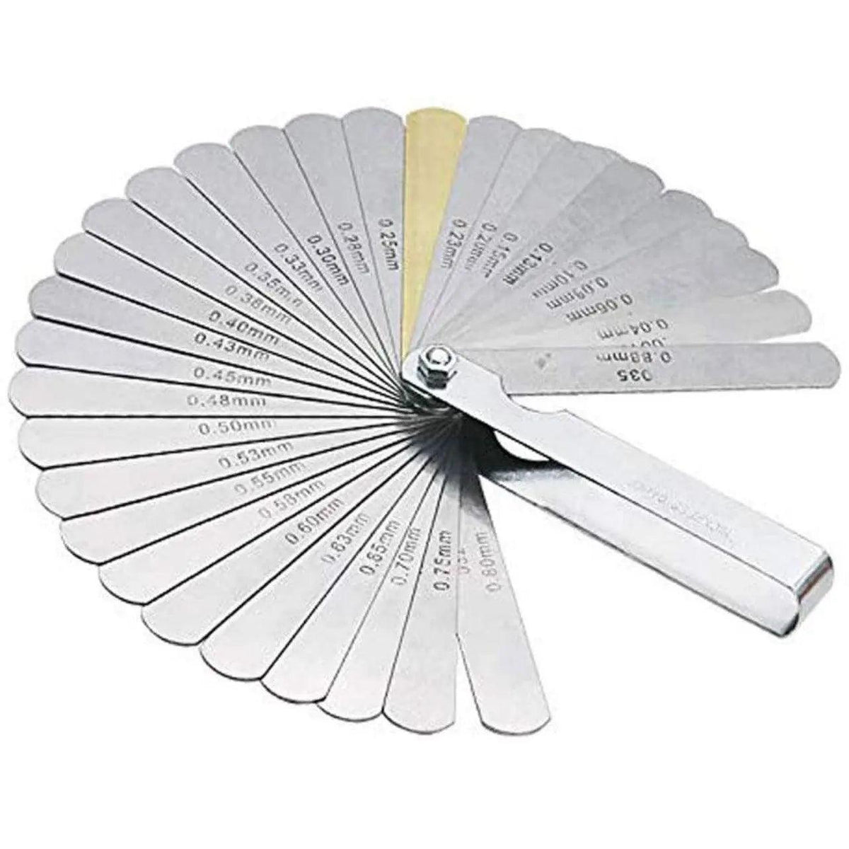 32 Blade Feeler Gauge Dual Marked Mm/Inch Thickness Gap Metric Filler Tool Honda V528-9360312033846