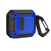 For Apple AirPods pro and pro2 Case Armor Earphone Heavy Duty Shockproof Cover - Black&Blue For Airpods Pro V528-9360312036687