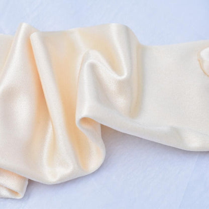 Elegant Long Satin Evening Gloves Formal Dress Accessory for Opera Prom Party Women - White V528-9360312037301