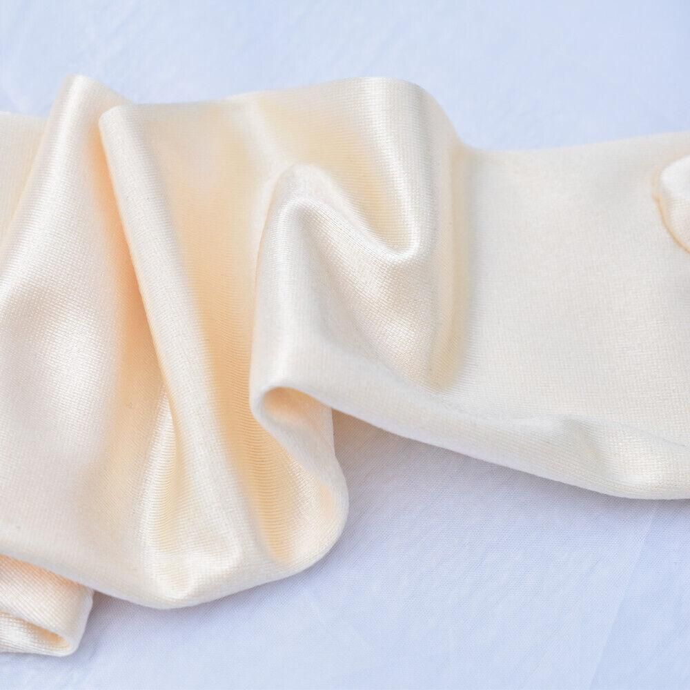 Elegant Long Satin Evening Gloves Formal Dress Accessory for Opera Prom Party Women - Black V528-9360312037325