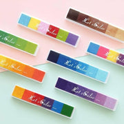 Gradient Color Ink Pad Inkpad Rubber Stamp Water Based Diy Finger Print 10 Colours - C3 V528-9360312041605