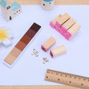 Gradient Color Ink Pad Inkpad Rubber Stamp Water Based Diy Finger Print 10 Colours - C3 V528-9360312041605