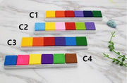 Gradient Color Ink Pad Inkpad Rubber Stamp Water Based Diy Finger Print 10 Colours - C4 V528-9360312041612