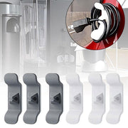 Cord Organizer Wrap Holder 4pcs Kitchen Appliance Cable Winder Adhesive Clip - 4PCS White V528-9360312051512