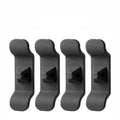 Cord Organizer Wrap Holder 4pcs Kitchen Appliance Cable Winder Adhesive Clip - 4PCS Black V528-9360312051529