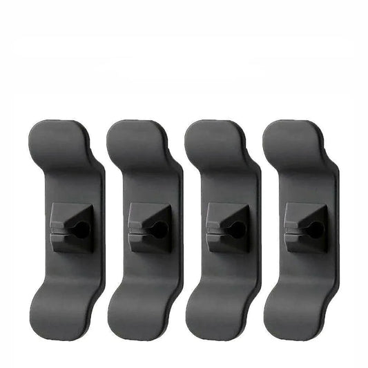 Cord Organizer Wrap Holder 4pcs Kitchen Appliance Cable Winder Adhesive Clip - 4PCS Black V528-9360312051529