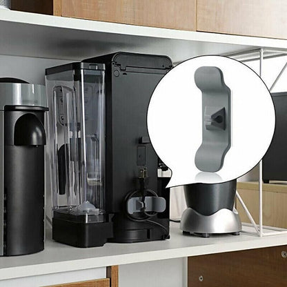Cord Organizer Wrap Holder 4pcs Kitchen Appliance Cable Winder Adhesive Clip - 4PCS Black V528-9360312051529