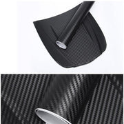 152 x 30CM Car Vinyl Wrap Carbon Fiber Matt Satin Glossy Multi Color Car Tint Car Sticker - Glossy Black V528-9360312052342
