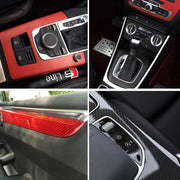 152 x 30CM Car Vinyl Wrap Carbon Fiber Matt Satin Glossy Multi Color Car Tint Car Sticker - Glossy Black V528-9360312052342