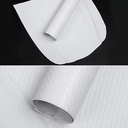 152 x 30CM Car Vinyl Wrap Carbon Fiber Matt Satin Glossy Multi Color Car Tint Car Sticker - Glossy Black V528-9360312052342