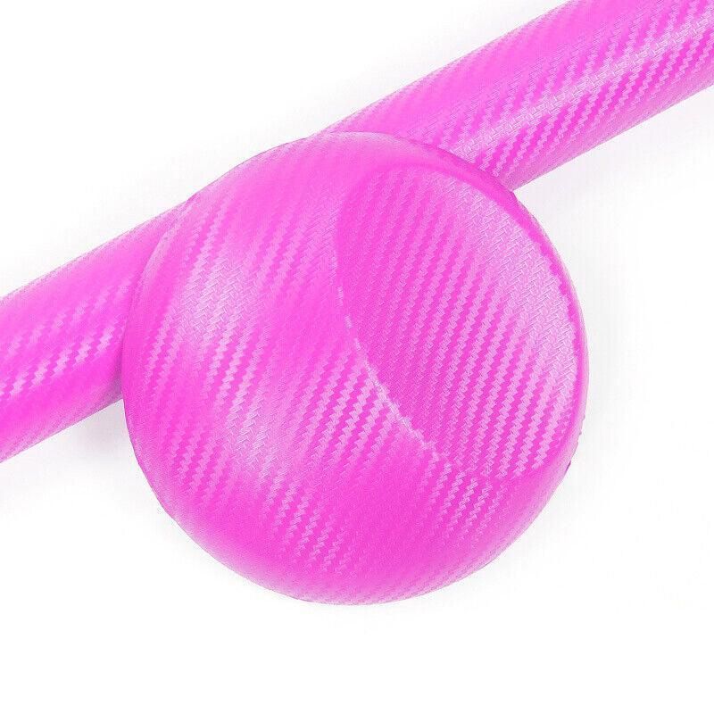 152 x 30CM Car Vinyl Wrap Carbon Fiber Matt Satin Glossy Multi Color Car Tint Car Sticker - Pink Carbon Fiber V528-9360312052373
