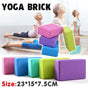 2PCS Yoga Blocks Foam Brick Fitness Exercise Stretch Gym Pilates Tool - Blue V528-9360312054377