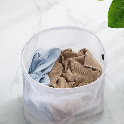 Drawstring Laundry Wash Bag Fine or Coarse Mesh Lingerie Delicate Clothes L - Coarse Mesh L V528-9360312057033