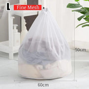 Drawstring Laundry Wash Bag Fine or Coarse Mesh Lingerie Delicate Clothes L - Coarse Mesh L V528-9360312057033