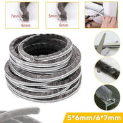 10M Hairy Seal Brush for Door & Window Draught Exclusion - 5x6mm(10M) V528-9360312061894