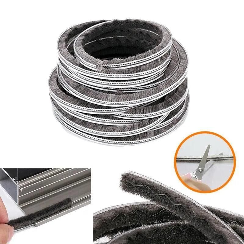 10M Hairy Seal Brush for Door & Window Draught Exclusion - 5x6mm(10M) V528-9360312061894