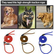 Dog Training Correction Leash Lead Cesar Puppy Pets Millan Slip Nylon Rope 10*140mm - Blue V528-9360312062648