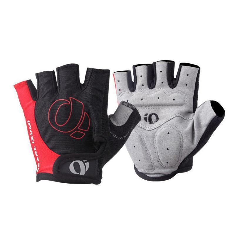 XL Size Cycling Bicycle Half Finger Bike Gloves Unisex Anti Slip Padded - Blue V528-9360312065137