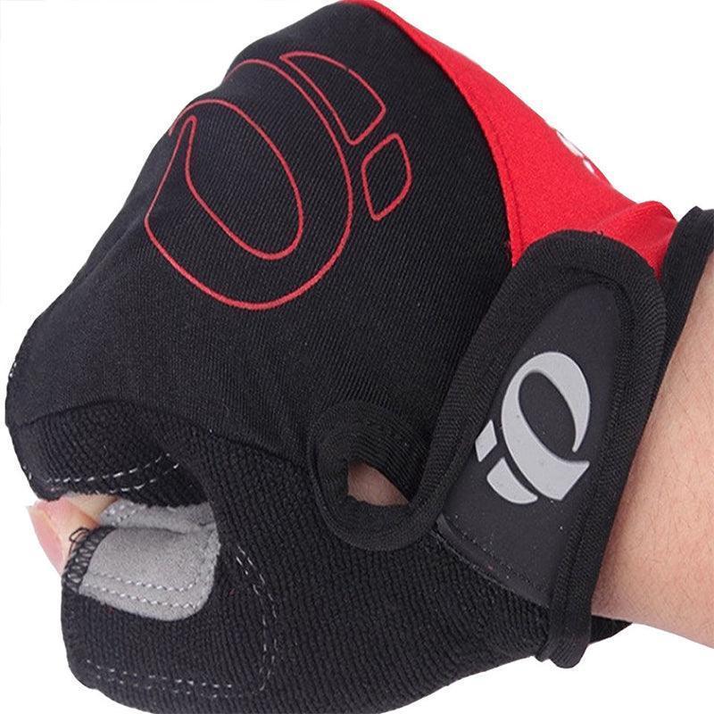 L Size Cycling Bicycle Half Finger Bike Gloves Unisex Anti Slip Padded - Grey V528-9360312065182