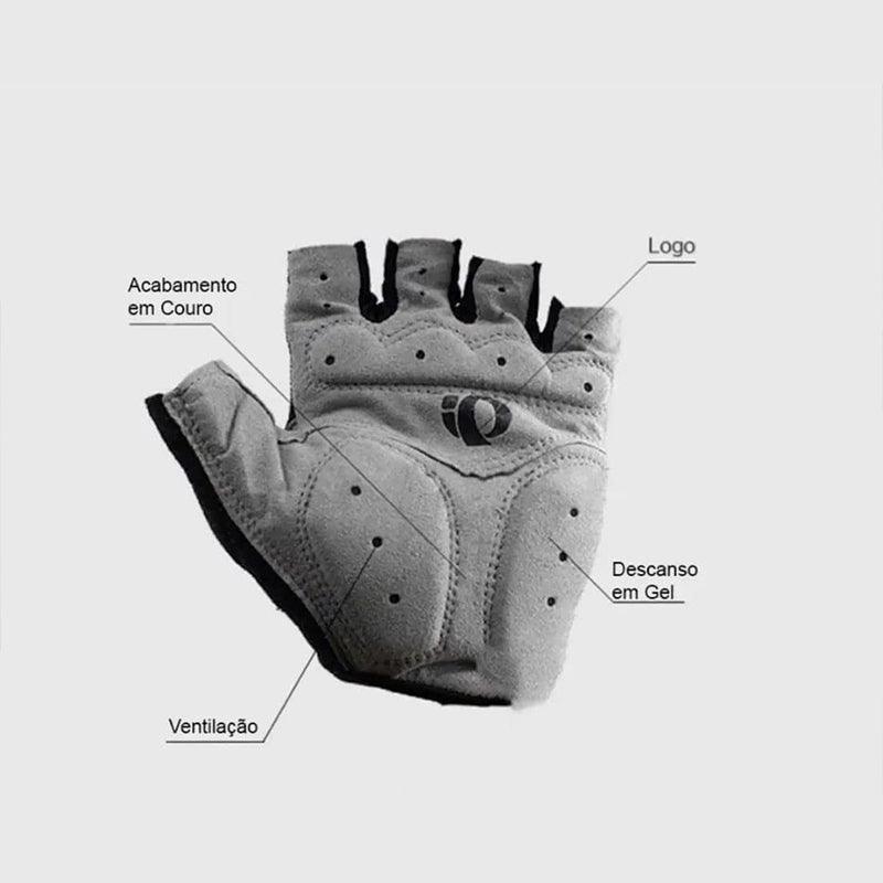 L Size Cycling Bicycle Half Finger Bike Gloves Unisex Anti Slip Padded - Grey V528-9360312065182