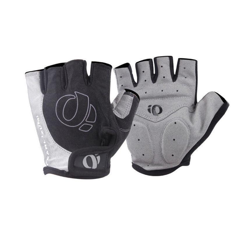 L Size Cycling Bicycle Half Finger Bike Gloves Unisex Anti Slip Padded - Grey V528-9360312065182