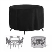 Outdoor Furniture Round 1.28M/1.85M/2.3M Cover Waterproof Garden Table Shelter - 185*110cm V528-9360312070254