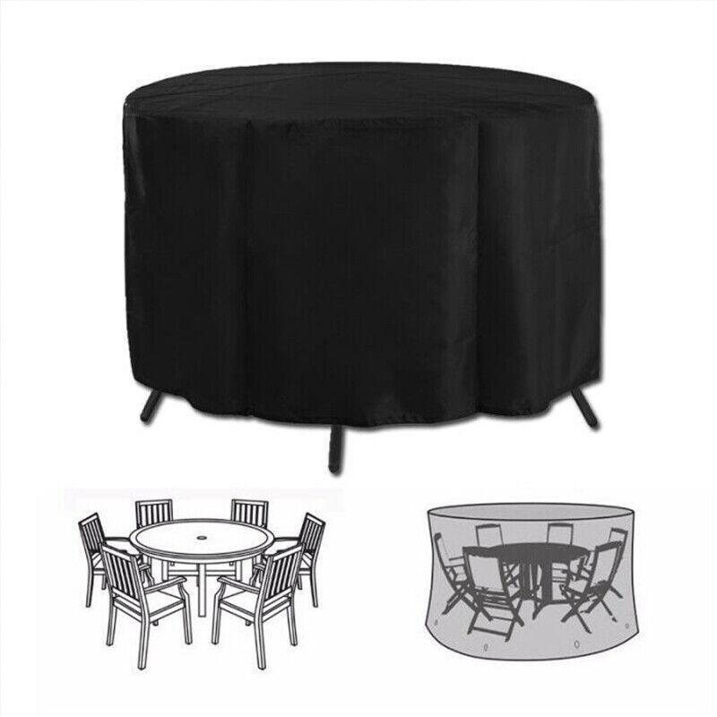 Outdoor Furniture Round 1.28M/1.85M/2.3M Cover Waterproof Garden Table Shelter - 185*110cm V528-9360312070254