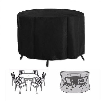 Outdoor Furniture Round 1.28M/1.85M/2.3M Cover Waterproof Garden Table Shelter - 185*110cm V528-9360312070254