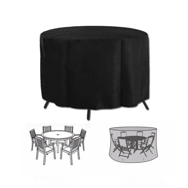 Outdoor Furniture Round 1.28M/1.85M/2.3M Cover Waterproof Garden Table Shelter - 230*110cm V528-9360312070261