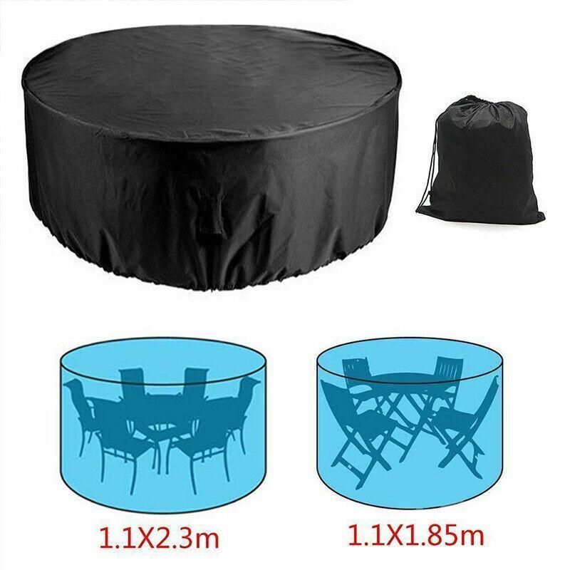 Outdoor Furniture Round 1.28M/1.85M/2.3M Cover Waterproof Garden Table Shelter - 230*110cm V528-9360312070261