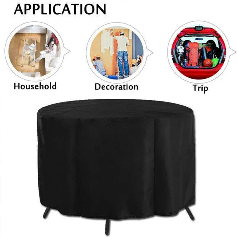 Outdoor Furniture Round 1.28M/1.85M/2.3M Cover Waterproof Garden Table Shelter - 230*110cm V528-9360312070261