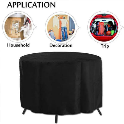 Outdoor Furniture Round 1.28M/1.85M/2.3M Cover Waterproof Garden Table Shelter - 230*110cm V528-9360312070261