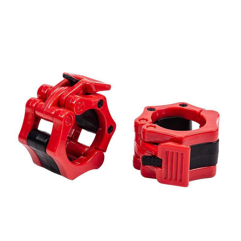 50mm Barbell Clamp Collar Clip Olympic Weightlifting Lift Spring Lock - Black V528-9360312070605