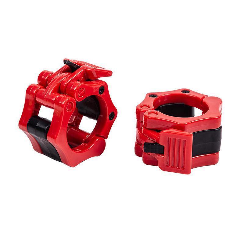 50mm Barbell Clamp Collar Clip Olympic Weightlifting Lift Spring Lock - Black V528-9360312070605