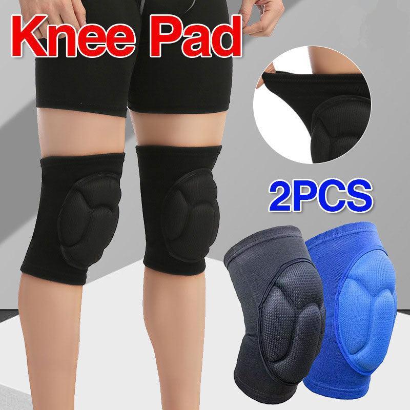 Aolikes Knee Pad Crashproof Antislip Brace Leg Sleeve Guard Protector Support - Black*1 Pair V528-9360312070896
