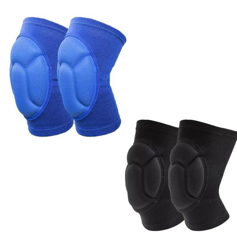 Aolikes Knee Pad Crashproof Antislip Brace Leg Sleeve Guard Protector Support - Black*1 Pair V528-9360312070896