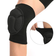 Aolikes Knee Pad Crashproof Antislip Brace Leg Sleeve Guard Protector Support - Black*1 Pair V528-9360312070896