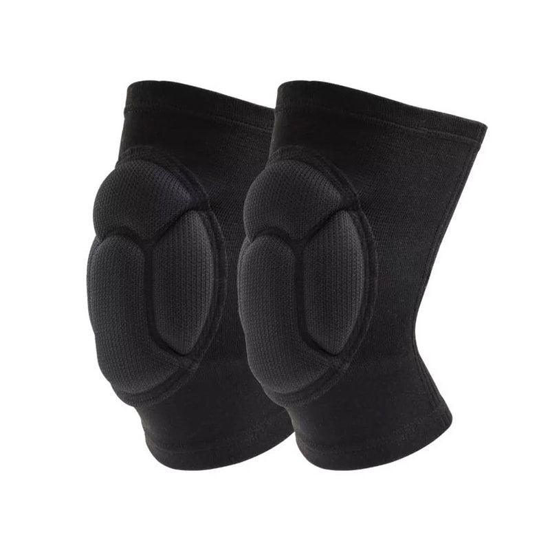 Aolikes Knee Pad Crashproof Antislip Brace Leg Sleeve Guard Protector Support - Black*1 Pair V528-9360312070896