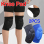 Aolikes Knee Pad Crashproof Antislip Brace Leg Sleeve Guard Protector Support - Blue*1 Pair V528-9360312070902