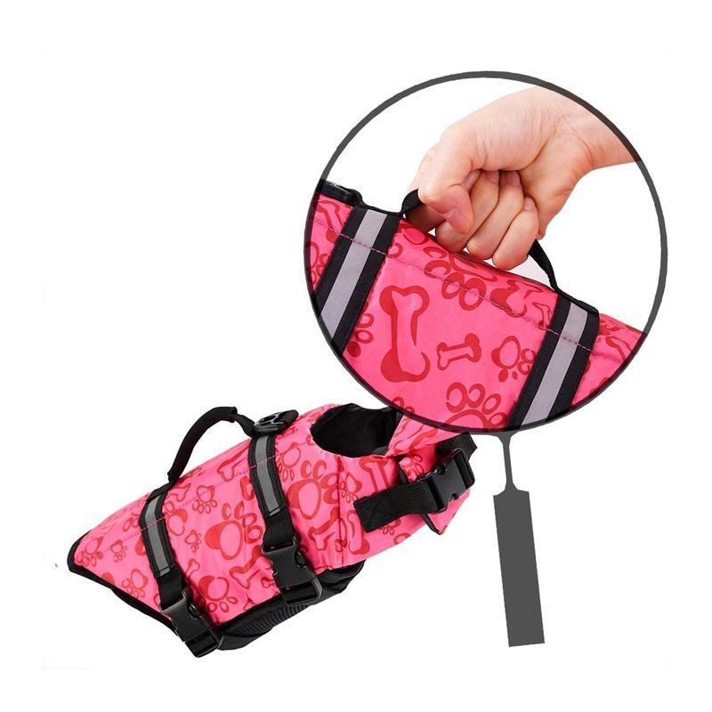 Floatation Vest for Dogs Swimming and Boating with Buoyancy Support Red - L V528-9360312071299