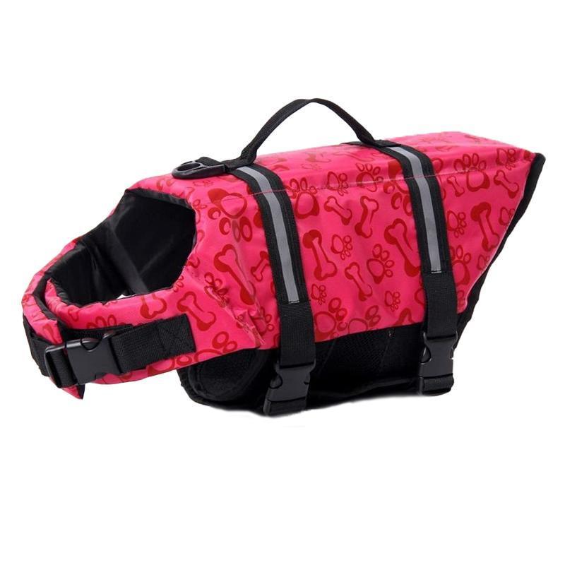 Floatation Vest for Dogs Swimming and Boating with Buoyancy Support Red - L V528-9360312071299