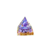 Amethyst Crystal Sphere Orgonite Pyramidamp Obsidians - Black Brown(60mmx60mm) V528-9360312073385