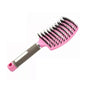 Detangle Nylon Boar Bristle Brush Hairbrush Smooth Hair Head Scalp Massage Comb - Pink *1 Unit V528-9360312073774