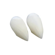 Cosplay Vampire Fangs Fake Teeth for Halloween Costume Party Dress Up 2PCS Prop Set - 19mm-1Piar V528-9360312076508