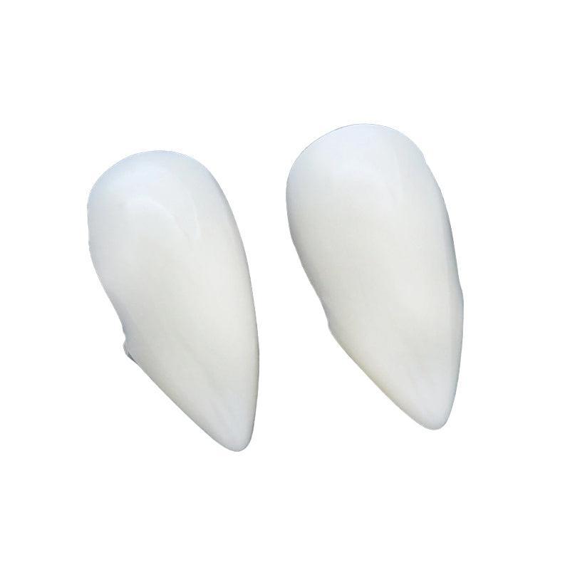 Cosplay Vampire Fangs Fake Teeth for Halloween Costume Party Dress Up 2PCS Prop Set - 19mm-1Piar V528-9360312076508