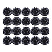 20PCS Wire Storage Cube Plastic Connectors Mesh Snap Plastic Push Grid - White V528-9360312079448