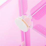 20PCS Wire Storage Cube Plastic Connectors Mesh Snap Plastic Push Grid - White V528-9360312079448