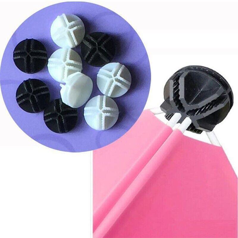 20PCS Wire Storage Cube Plastic Connectors Mesh Snap Plastic Push Grid - White V528-9360312079448